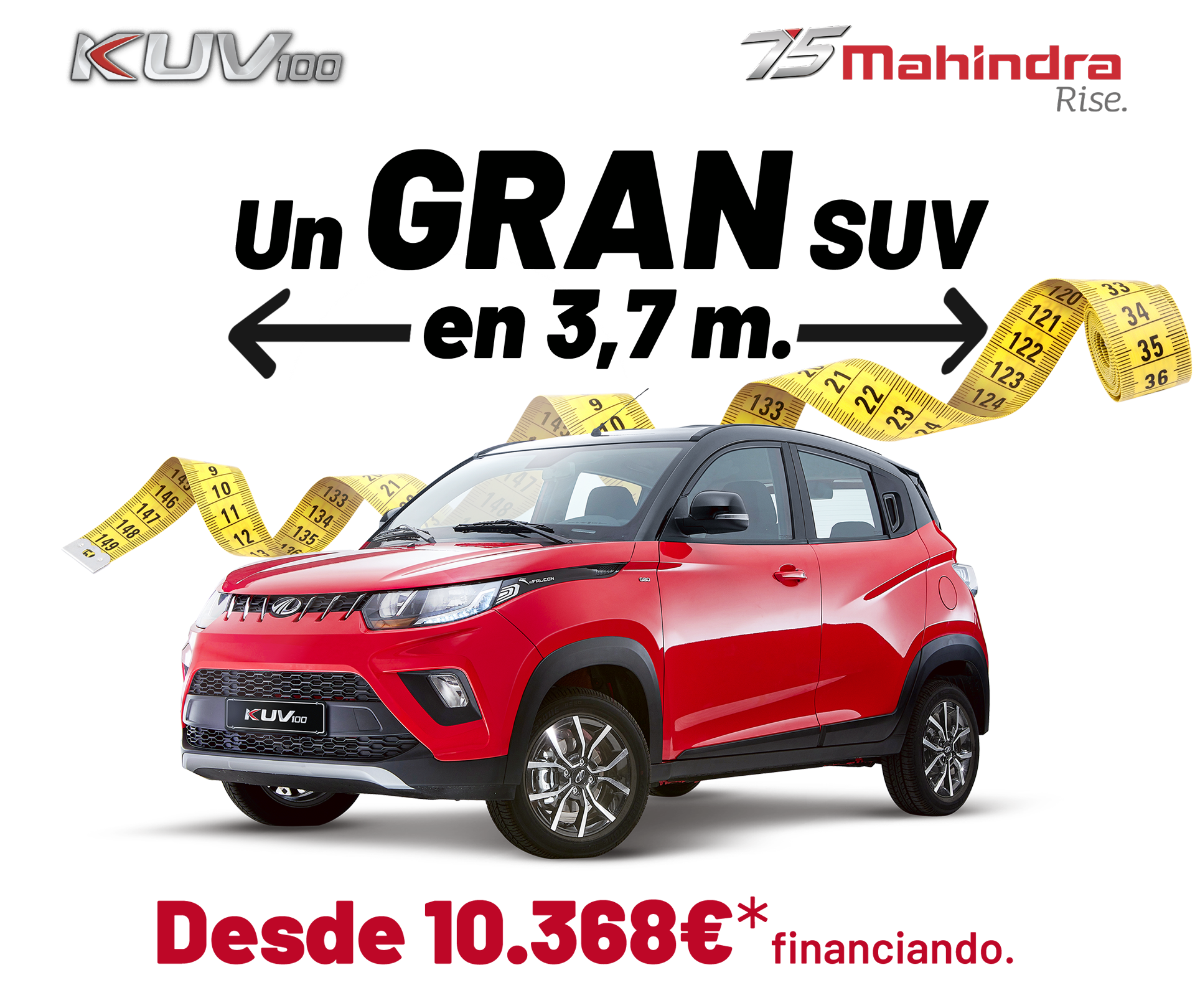 Mahindra KUV100 - UN GRAN SUV - Desde 9.975€ financiando