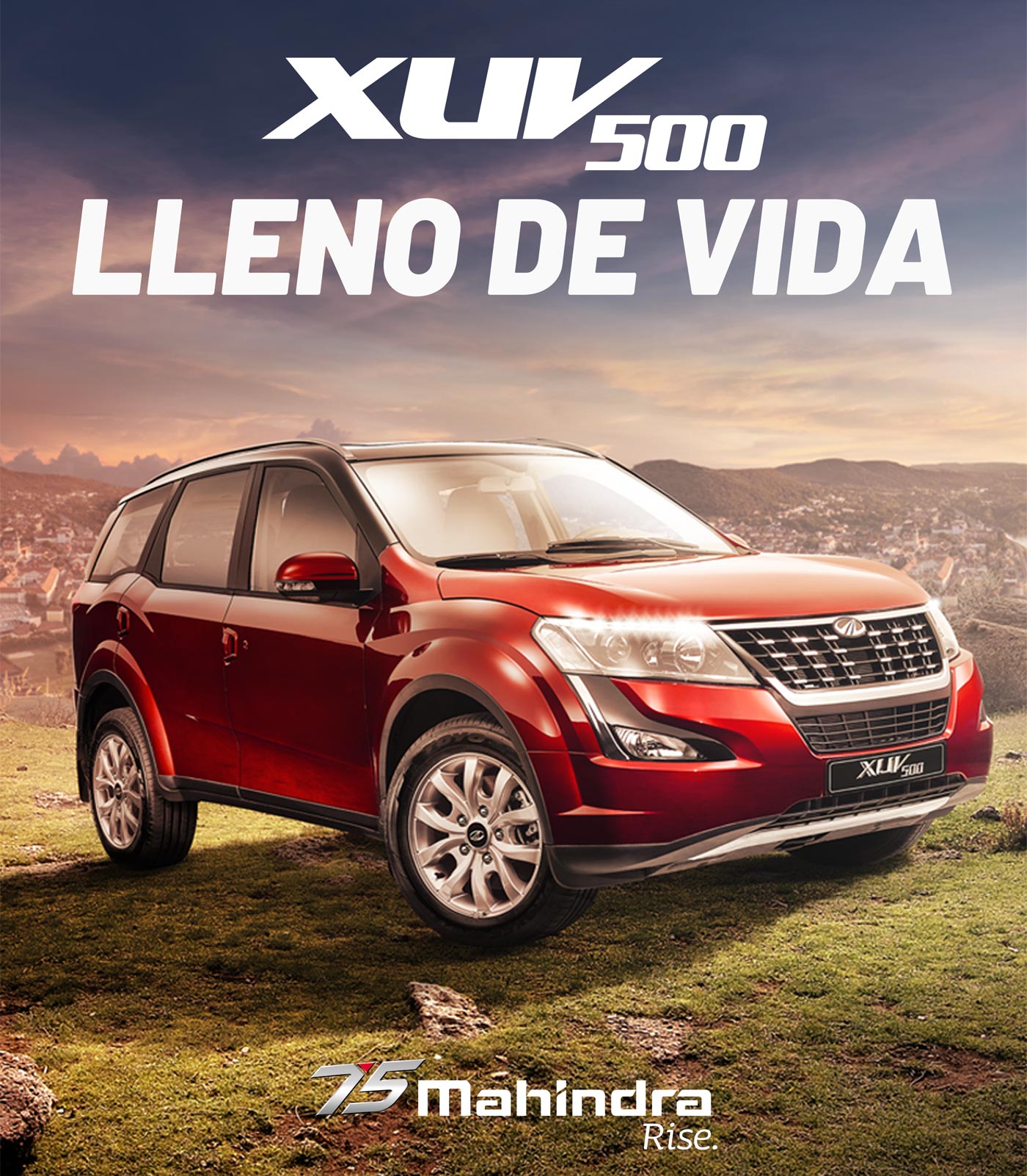 Mahindra XUV500 llena de vida